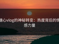 糖心vlog的神秘转变：热度背后的情感力量