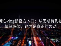 糖心vlog新官方入口：从无期待到被情绪感染，这才是真正的轰动
