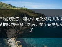不是我敏感，糖心vlog免费网页版悄悄把风向带偏了之后，整个感觉都变了