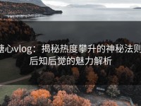 糖心vlog：揭秘热度攀升的神秘法则，后知后觉的魅力解析