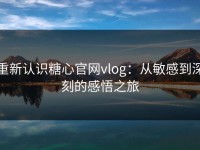 重新认识糖心官网vlog：从敏感到深刻的感悟之旅