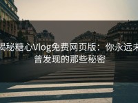 揭秘糖心Vlog免费网页版：你永远未曾发现的那些秘密