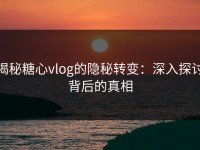 揭秘糖心vlog的隐秘转变：深入探讨背后的真相